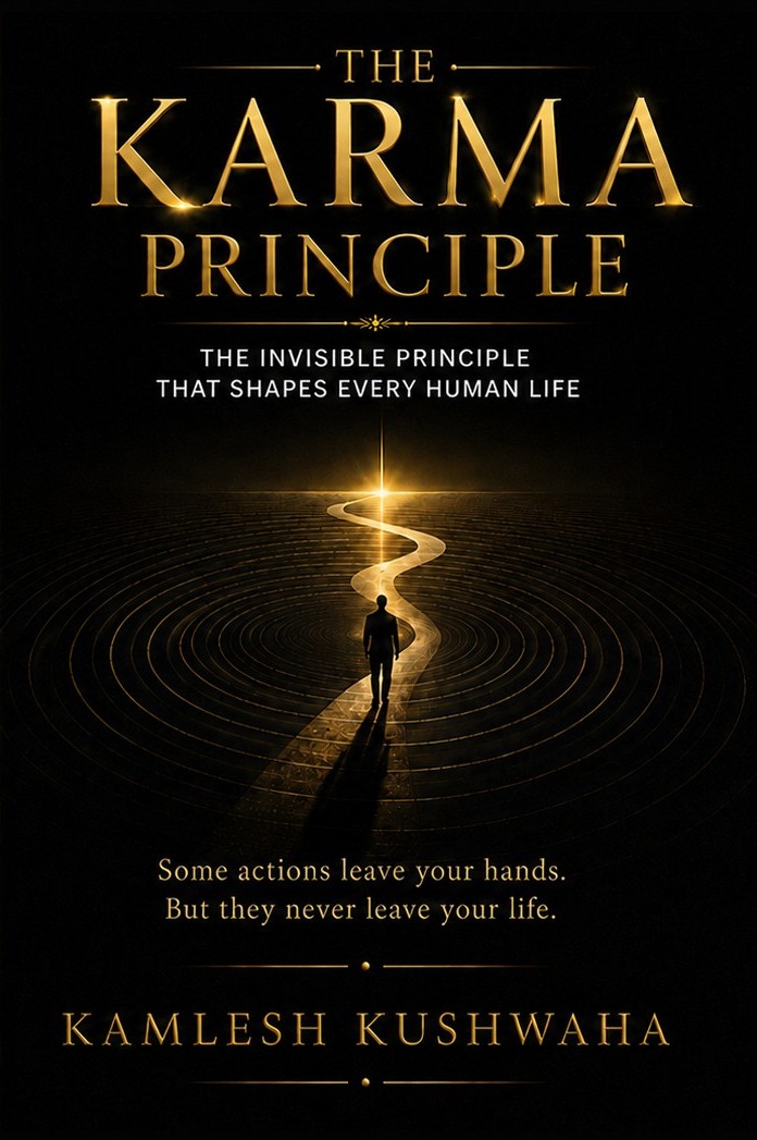 Cover of The Karma Principle by Kamlesh Kushwaha