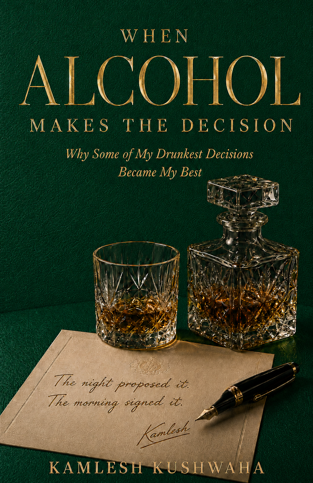 Cover of When Alcohol Makes the Decision by Kamlesh Kushwaha